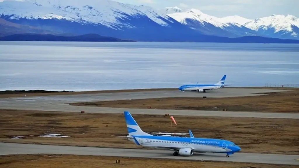 Aviones Aerolíneas Argentinas en Ushuaia