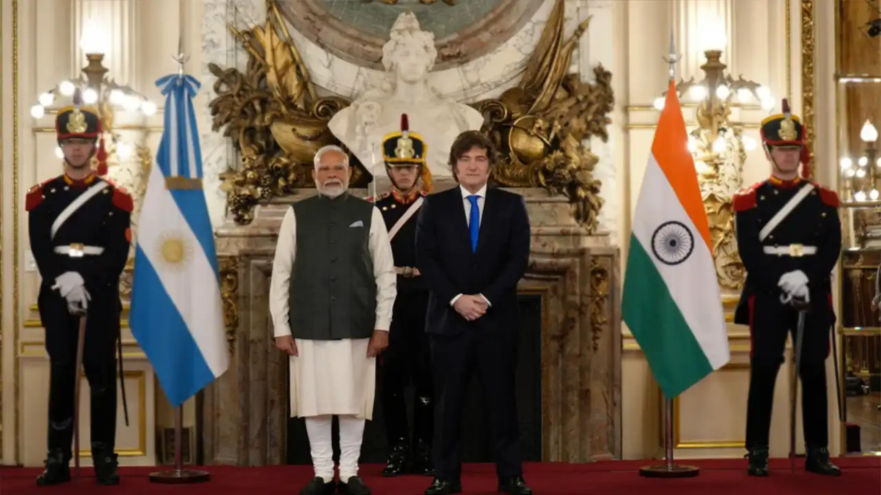 Presidente Milei recibió al Primer Ministro de la India, Narendra Modi