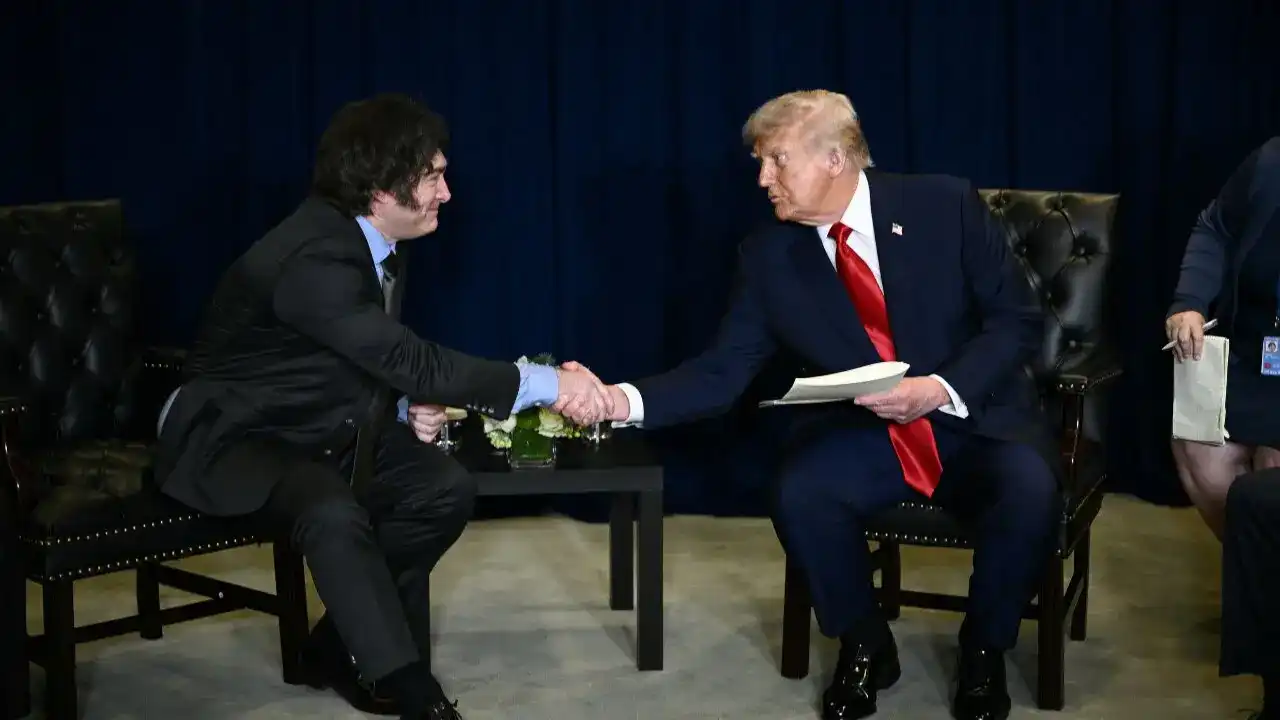 Presidente Milei con Presidente Trump