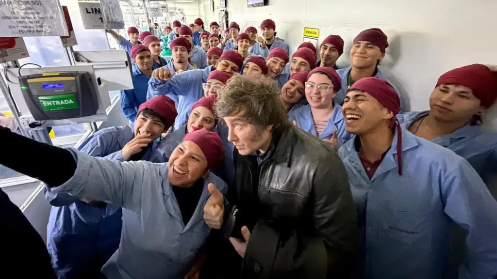 Presidente Milei en Tierra del Fuego