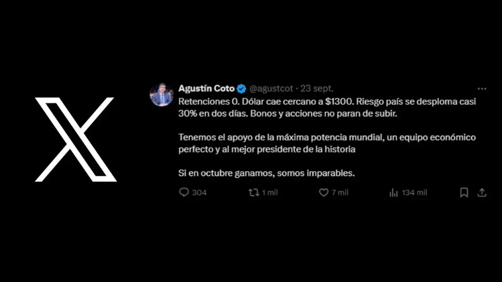 Agustín Coto en X
