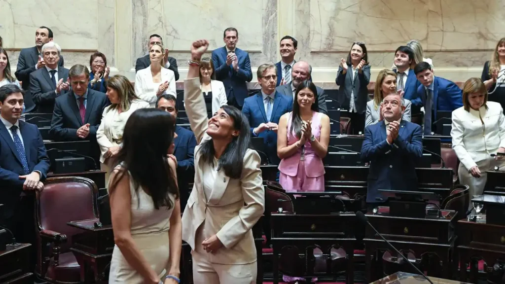 Jura de Belén Monte de Oca como Senadora de la Nación