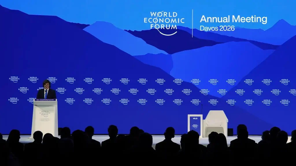 Presidente Milei en Davos