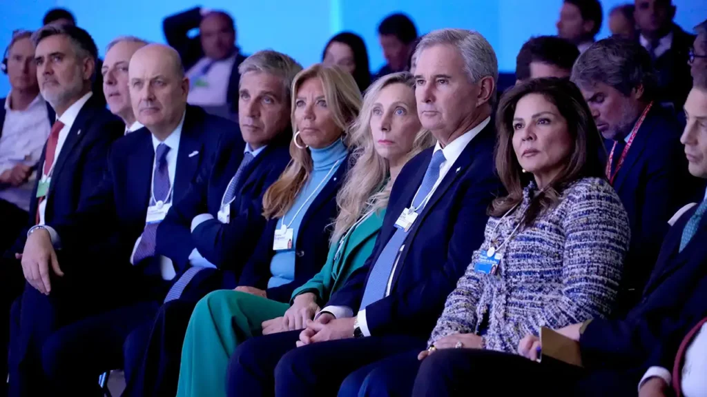 Comitiva argentina en Davos