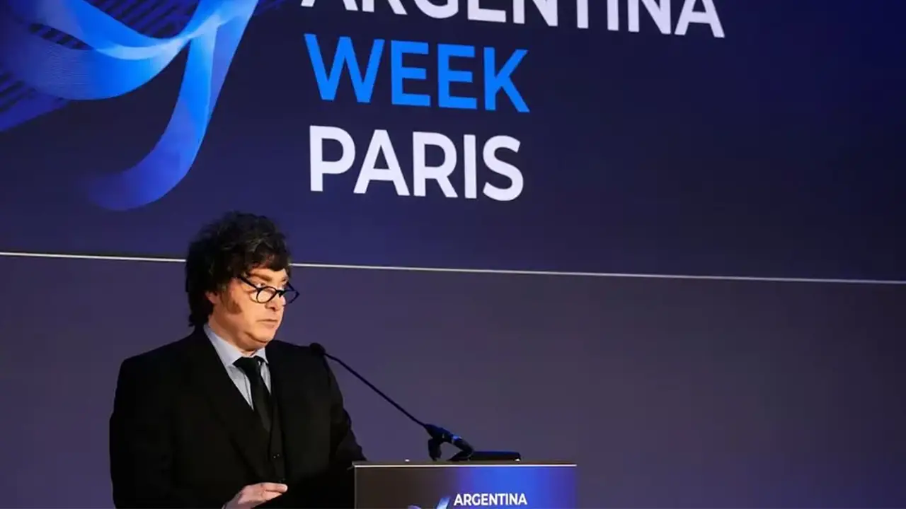 Javier MIlei en Argentina Week París Javier MIlei en Argentina Week París